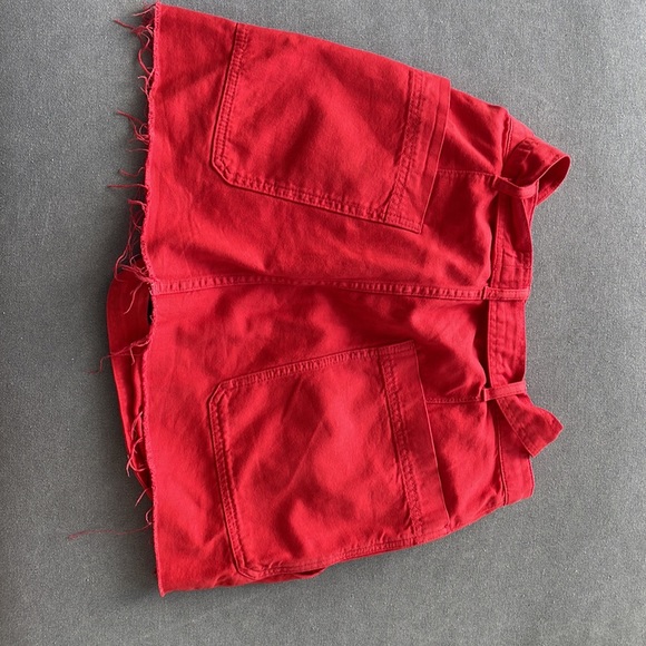 Red woman’s urban outfitters mini skirt - Picture 2 of 3